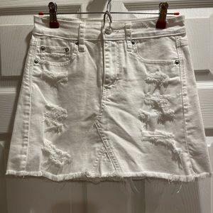 American Eagle denim stretch mini skirt